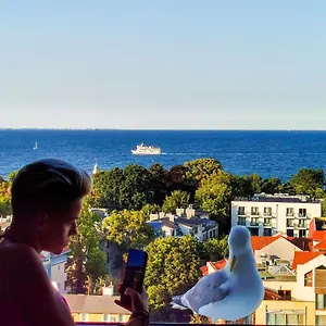 Przy Plaży Z Widokiem Na Morze Kwatera prywatna Sopot